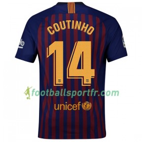 Tenue Barcelone Coutinho 14 Domicile 2018-2019 Maillot de Foot